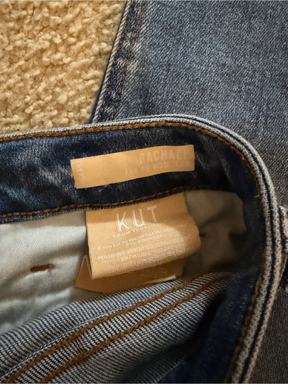 Kut from the Kloth Mid Wash Blue Straight Leg Jeans - Picture 6 of 6